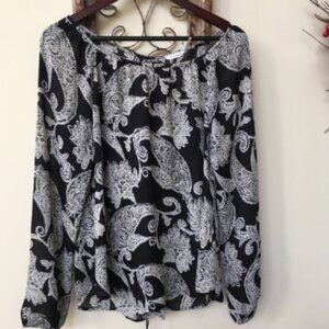 Blu Pepper Black & Cream Top